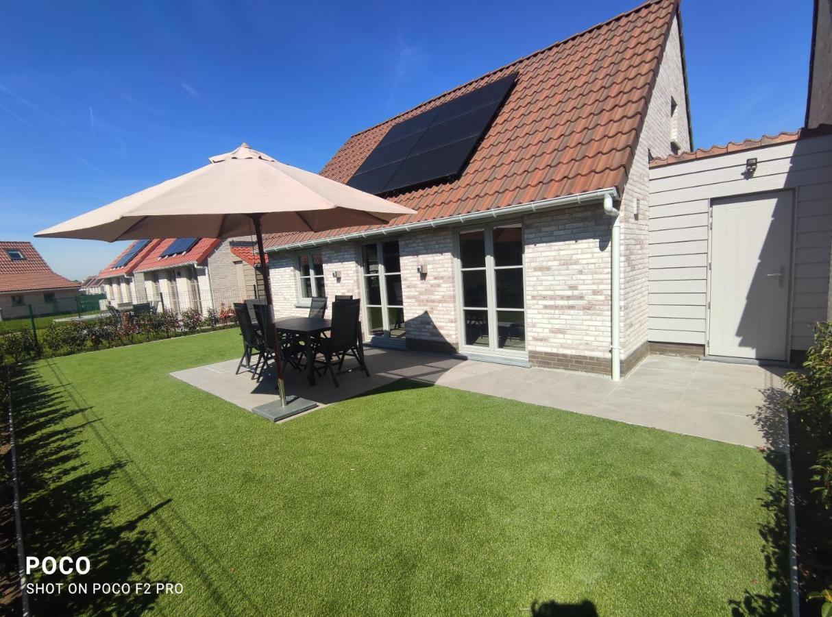 Vakantiewoning Polderhuis 10, Airco En Verwarming In Alle Kamers, Prive Parkeerplaats En Afgesloten Tuin 科克赛德 外观 照片