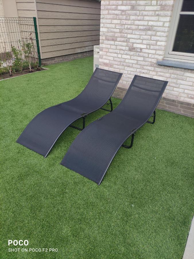 Vakantiewoning Polderhuis 10, Airco En Verwarming In Alle Kamers, Prive Parkeerplaats En Afgesloten Tuin 科克赛德 外观 照片